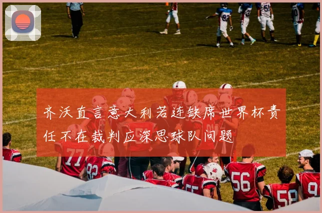 齐沃直言意大利若连缺席世界杯责任不在裁判应深思球队问题
