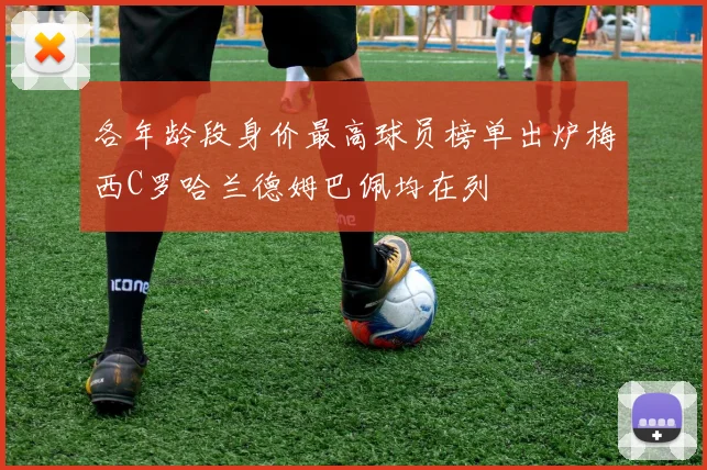 各年龄段身价最高球员榜单出炉梅西C罗哈兰德姆巴佩均在列